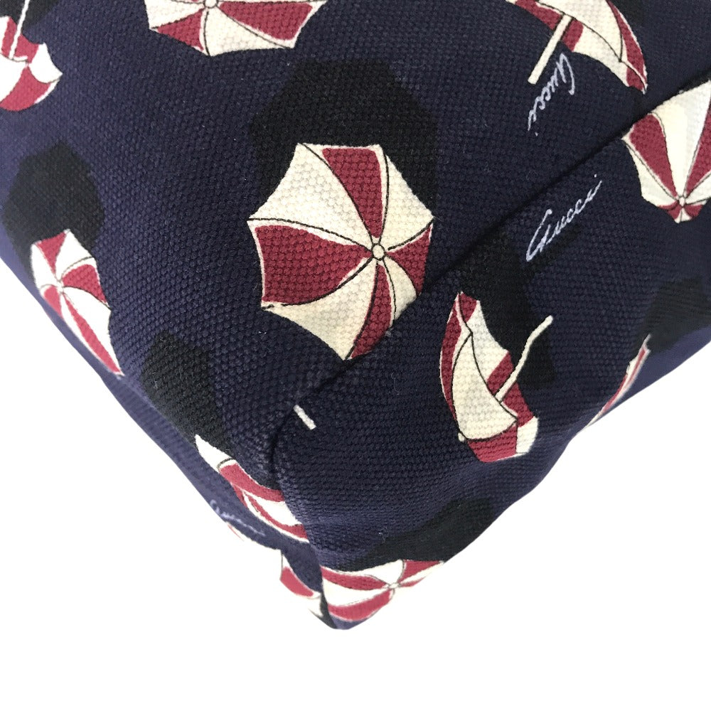 GUCCI Tote Bag 284721 000926 canvas Navy Handbag Kids Line Umbrella