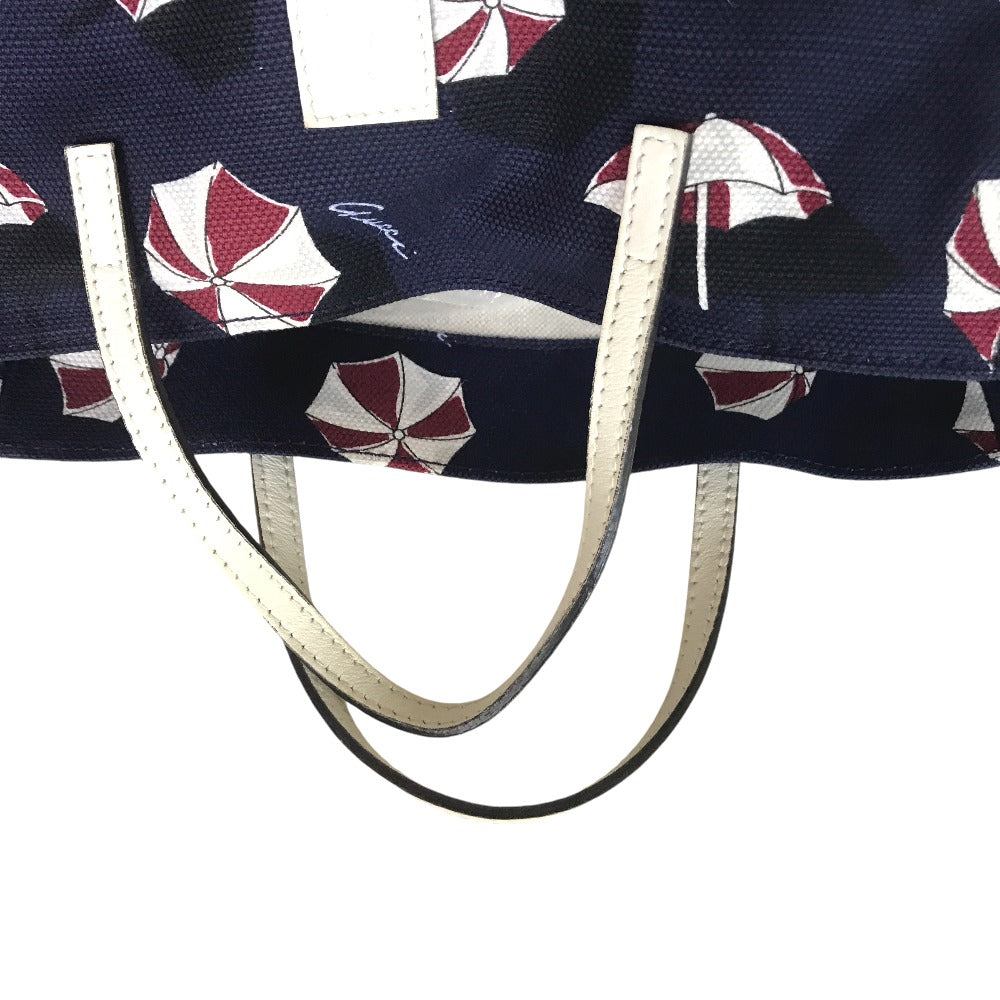 GUCCI Tote Bag 284721 000926 canvas Navy Handbag Kids Line Umbrella