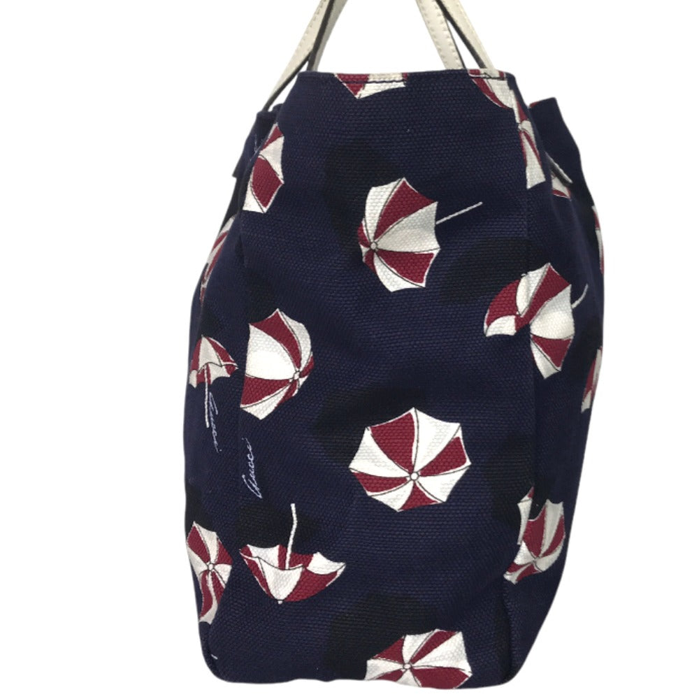 GUCCI Tote Bag 284721 000926 canvas Navy Handbag Kids Line Umbrella