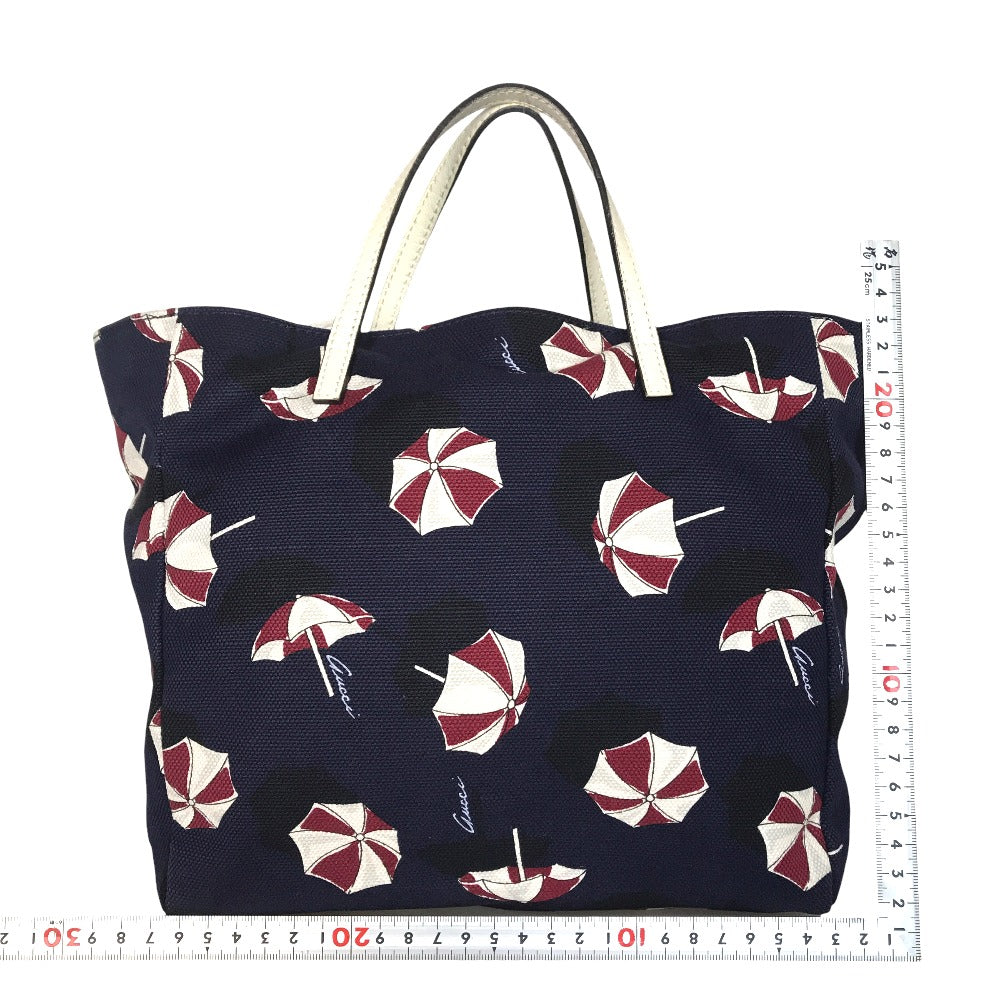GUCCI Tote Bag 284721 000926 canvas Navy Handbag Kids Line Umbrella