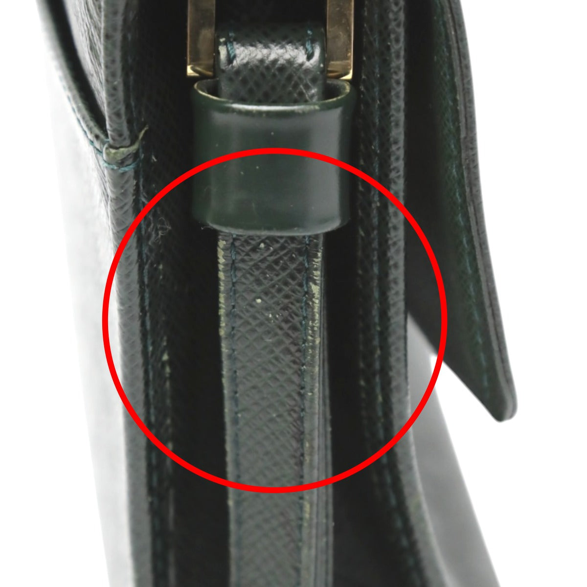 LOUIS VUITTON business bag M30776 Taiga green Taiga Porto Doquán