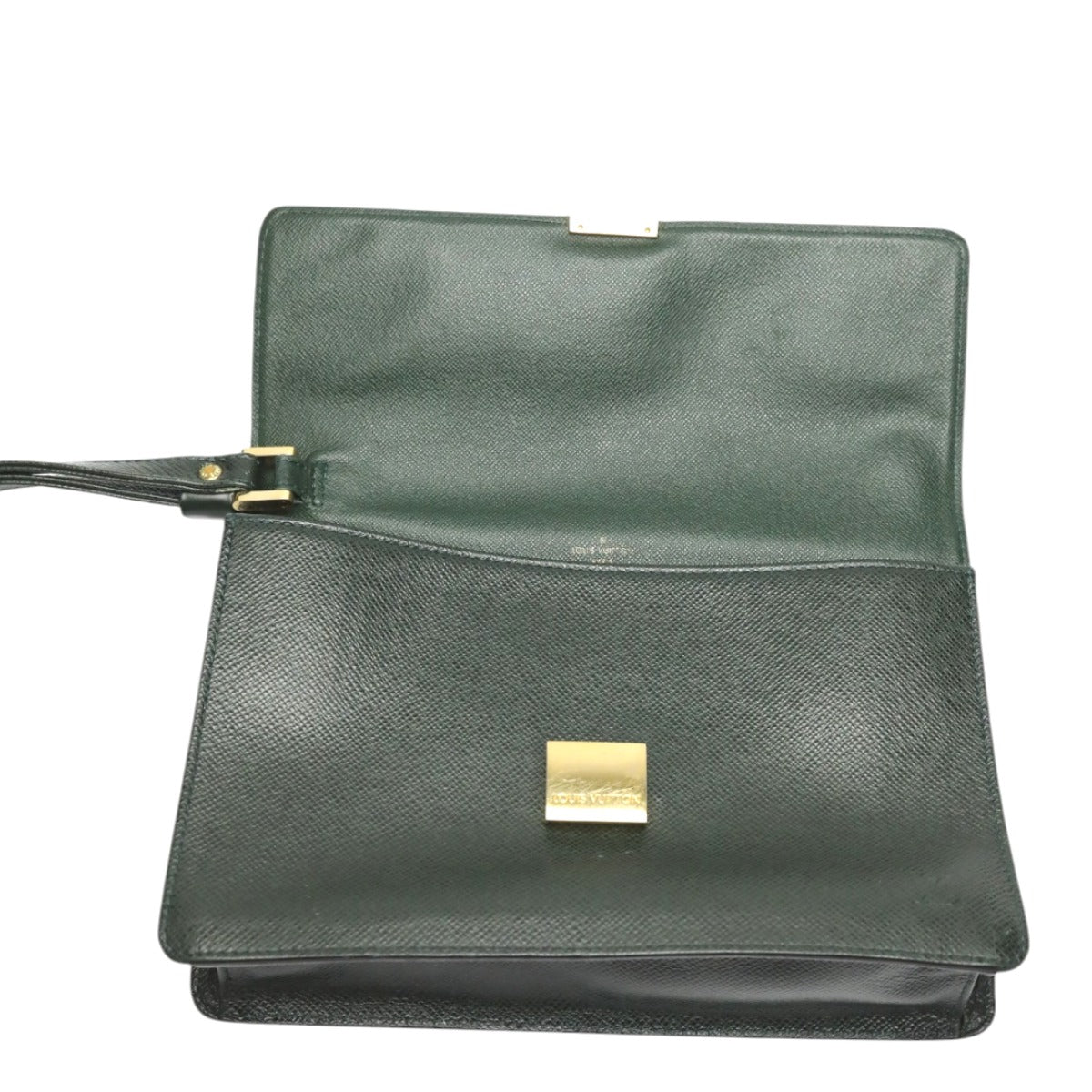 LOUIS VUITTON business bag M30776 Taiga green Taiga Porto Doquán