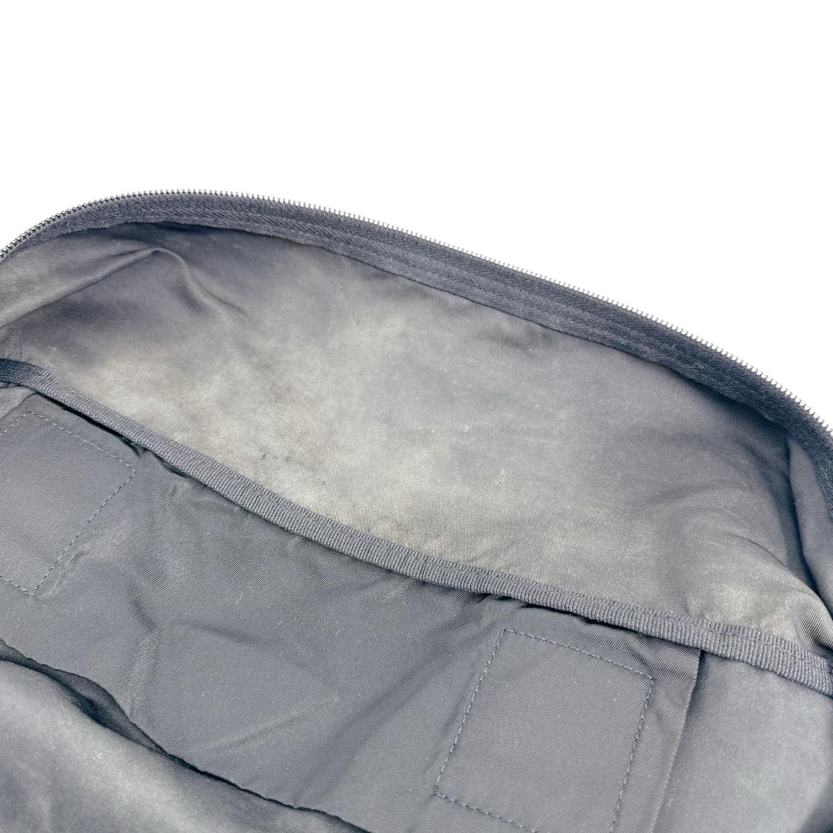 PRADA Boston Duffel bag Nylon black Plain Travel bag Duffle bag