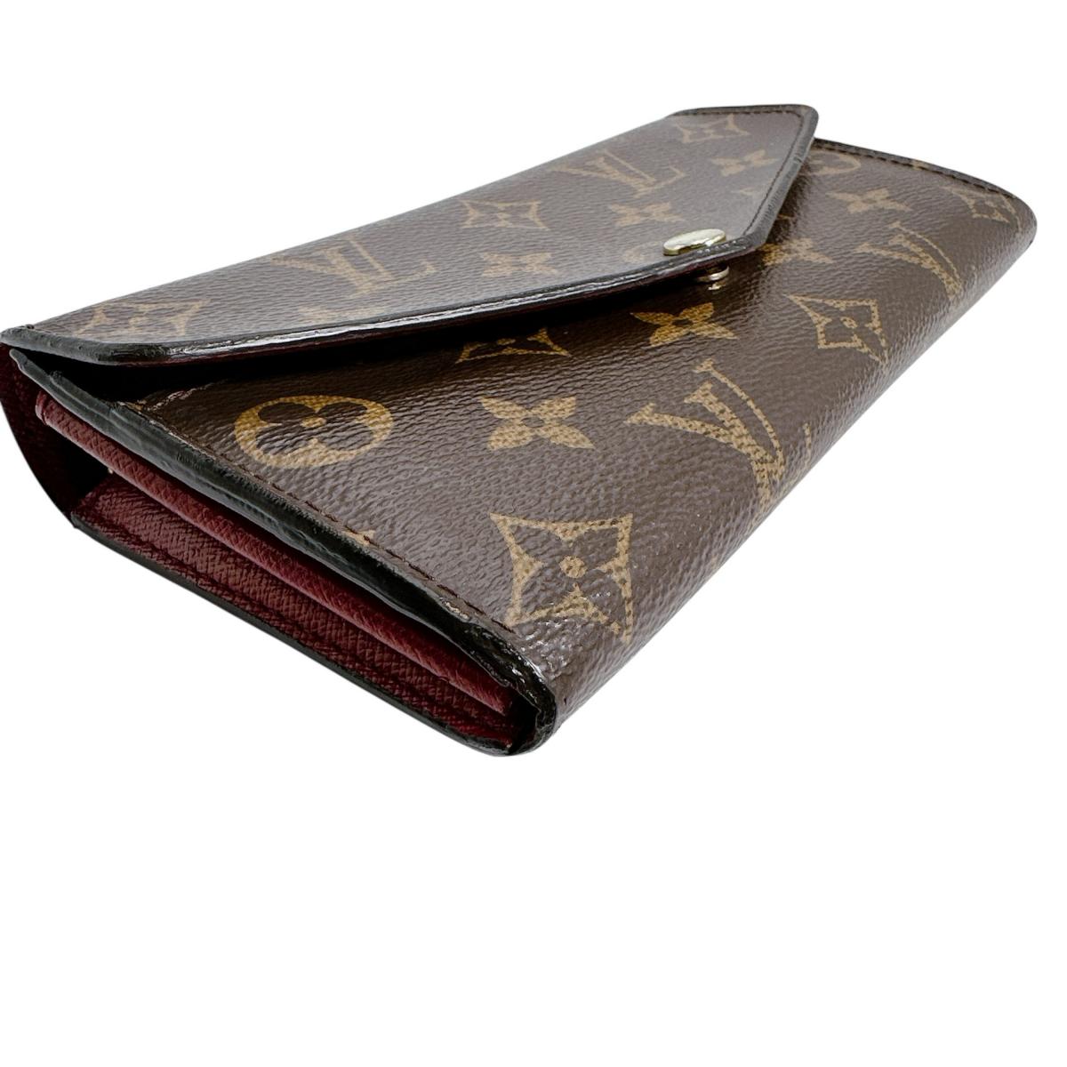 LOUIS VUITTON Long Wallet Purse M62234 Monogram canvas Brown Monogram Portefeuille Sara
