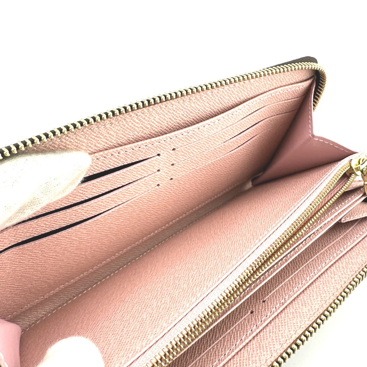 LOUIS VUITTON Long Wallet Purse M41894 Monogram canvas Rose valerine Monogram Zippy wallet