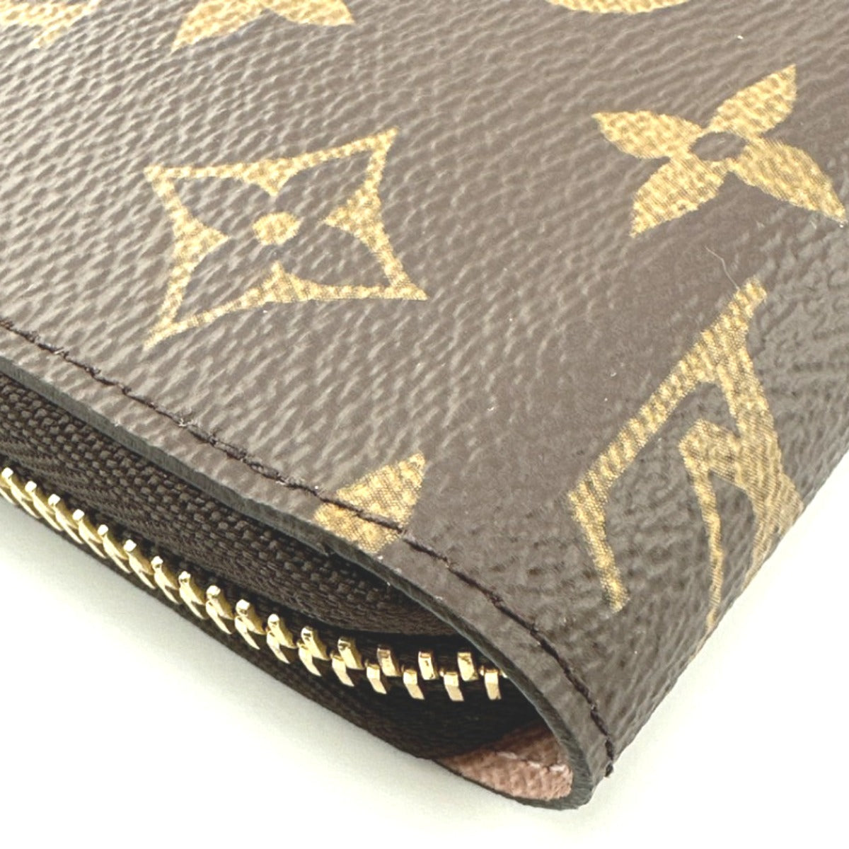 LOUIS VUITTON Long Wallet Purse M41894 Monogram canvas Rose valerine Monogram Zippy wallet