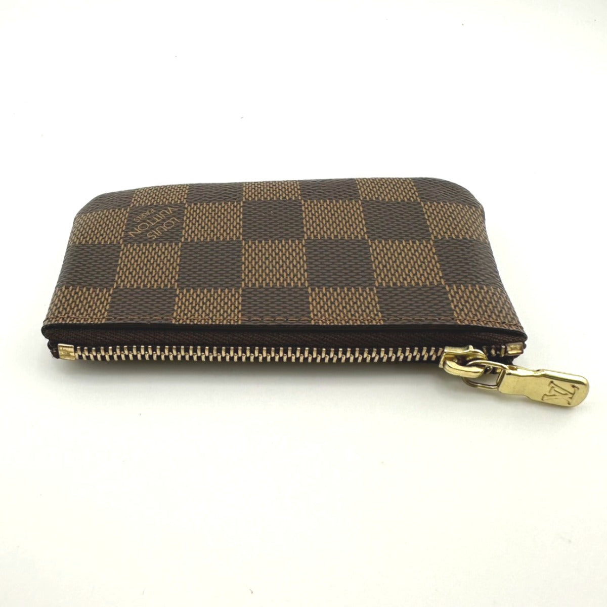 LOUIS VUITTON Key case Key holder N62658 Damier canvas Brown Damier Pochette Cre