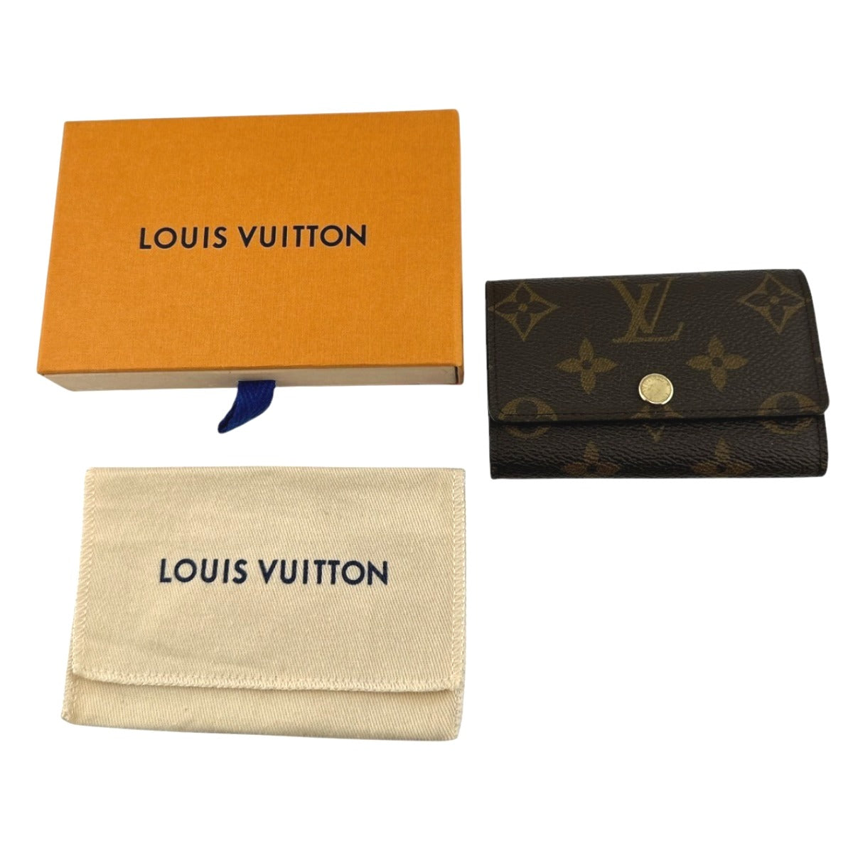 LOUIS VUITTON Key case Key holder M62630 Monogram canvas Brown Monogram Multicles6