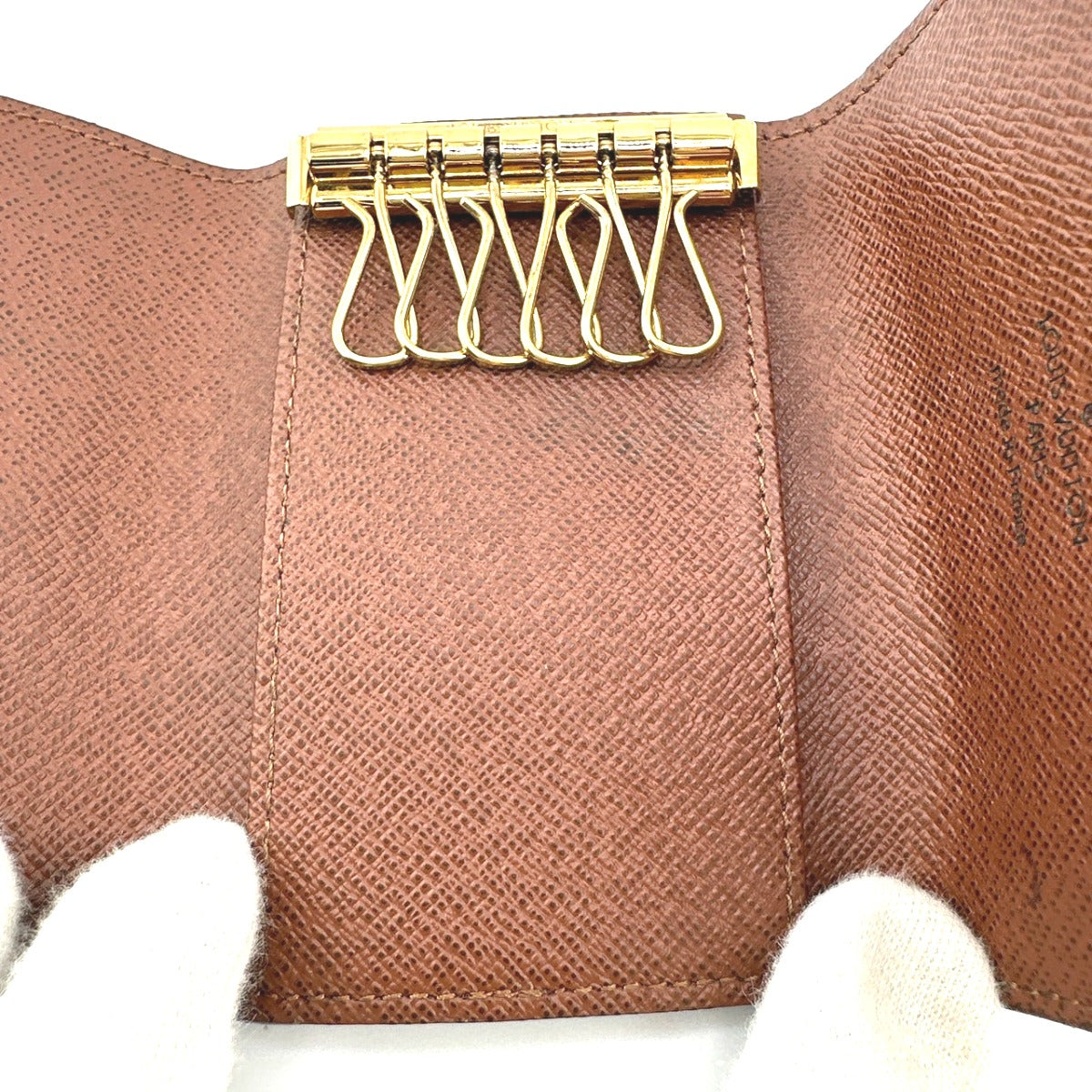 LOUIS VUITTON Key case Key holder M62630 Monogram canvas Brown Monogram Multicles6