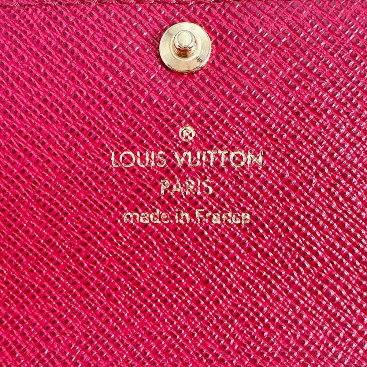 LOUIS VUITTON Key case Key holder M60701 Monogram canvas Fuchsia Monogram Multicles6