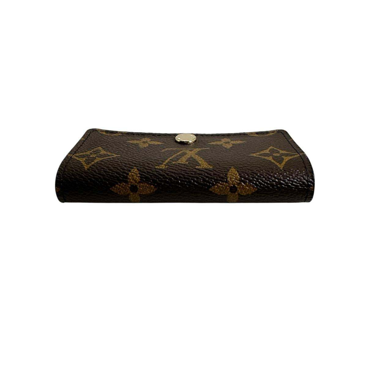 LOUIS VUITTON Key case Key holder M60701 Monogram canvas Fuchsia Monogram Multicles6