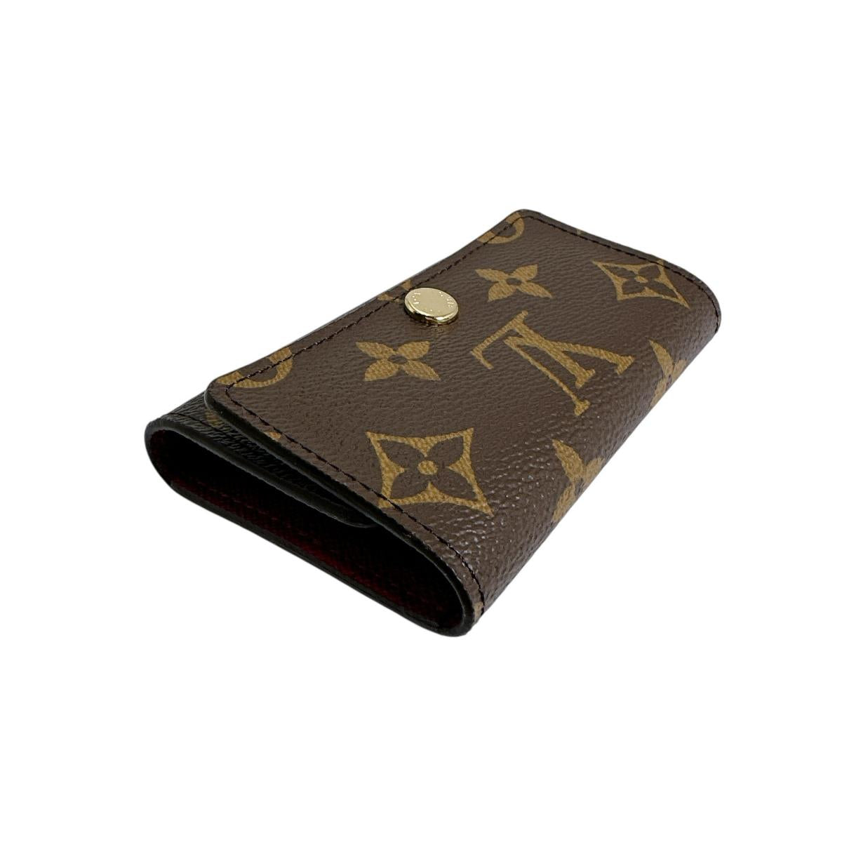 LOUIS VUITTON Key case Key holder M60701 Monogram canvas Fuchsia Monogram Multicles6