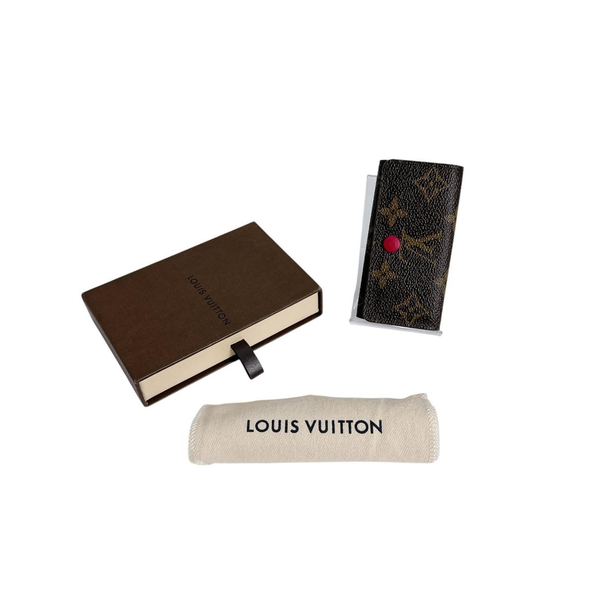 LOUIS VUITTON Key case Key holder M62631 Monogram canvas Brown Monogram Key case Key holder for 4 keys