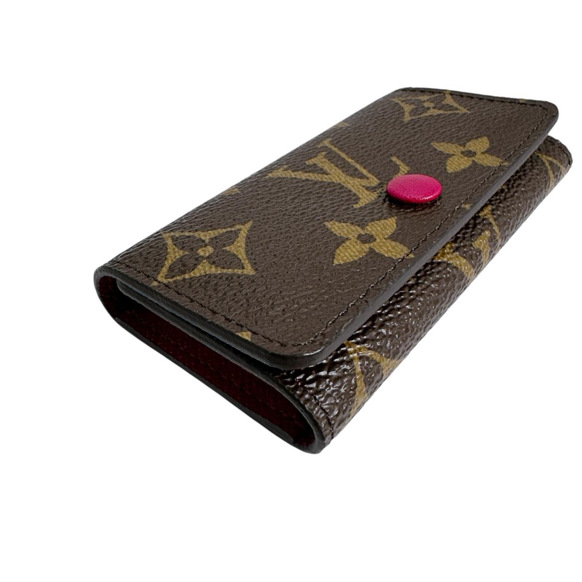LOUIS VUITTON Key case Key holder M62631 Monogram canvas Brown Monogram Key case Key holder for 4 keys