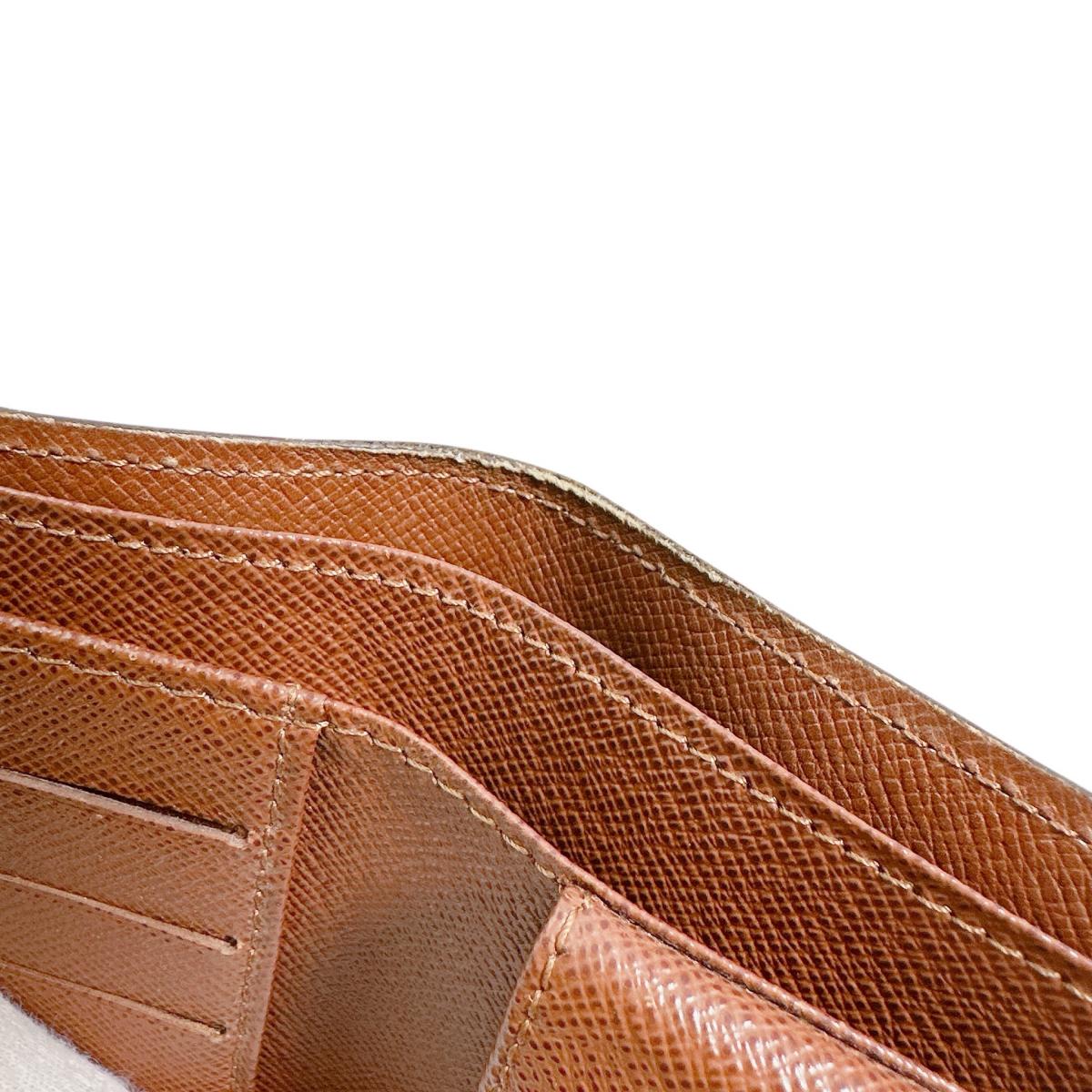 LOUIS VUITTON Bifold Wallet M61675 Monogram canvas Brown Monogram Portefeuille・Marco