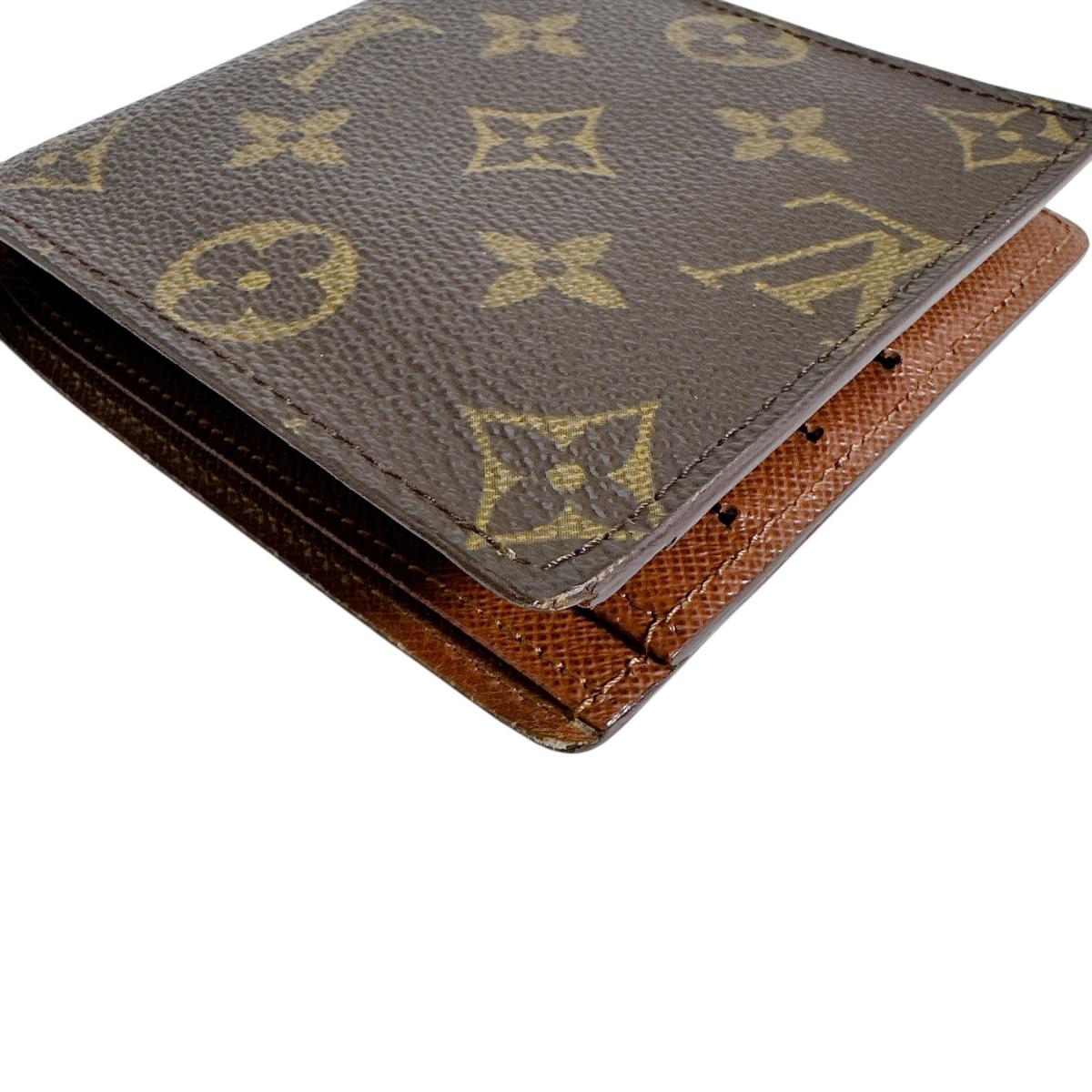 LOUIS VUITTON Bifold Wallet M61675 Monogram canvas Brown Monogram Portefeuille・Marco
