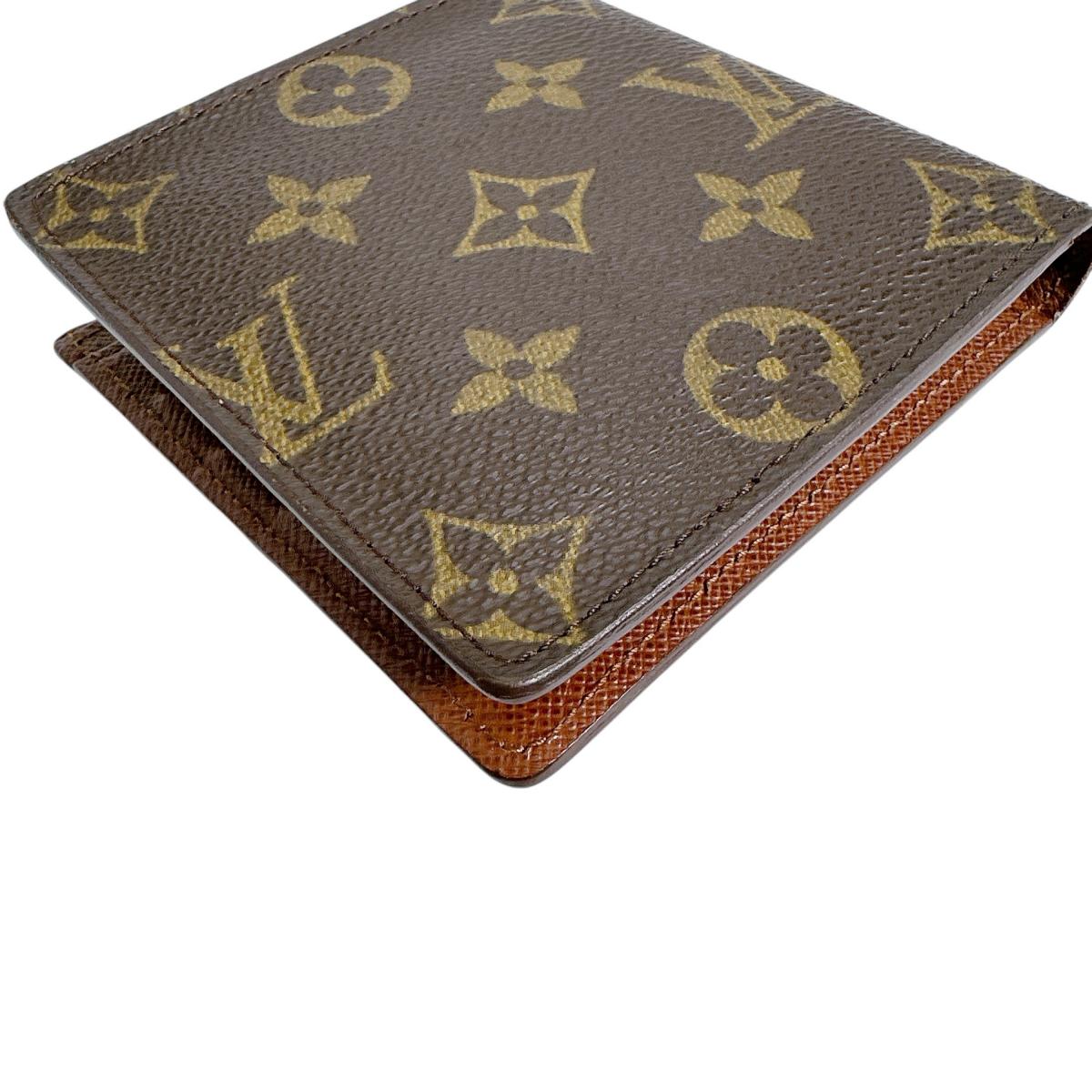 LOUIS VUITTON Bifold Wallet M61675 Monogram canvas Brown Monogram Portefeuille・Marco