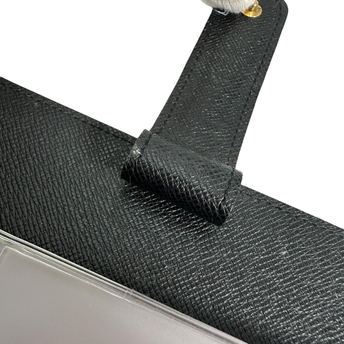 LOUIS VUITTON Notebook cover R20042 Epi Leather Noir Epi Agenda MM