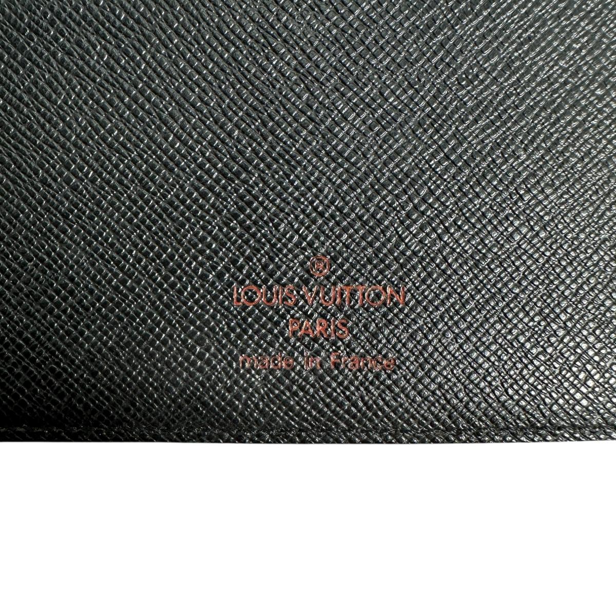 LOUIS VUITTON Notebook cover R20042 Epi Leather Noir Epi Agenda MM