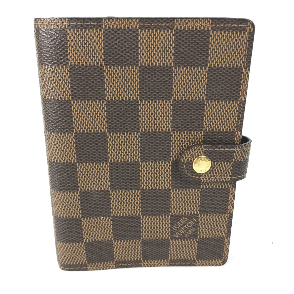 LOUIS VUITTON Notebook cover R20700 Damier canvas Brown Damier Agenda PM