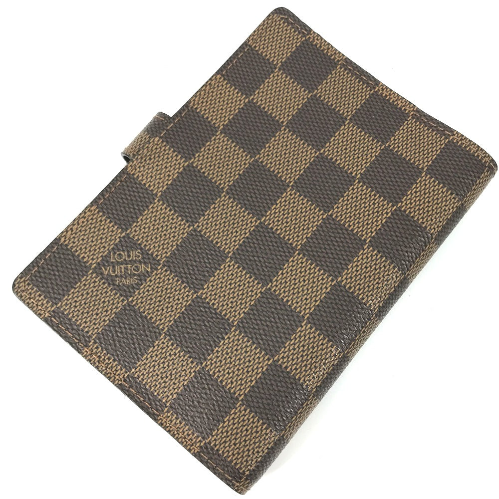 LOUIS VUITTON Notebook cover R20700 Damier canvas Brown Damier Agenda PM