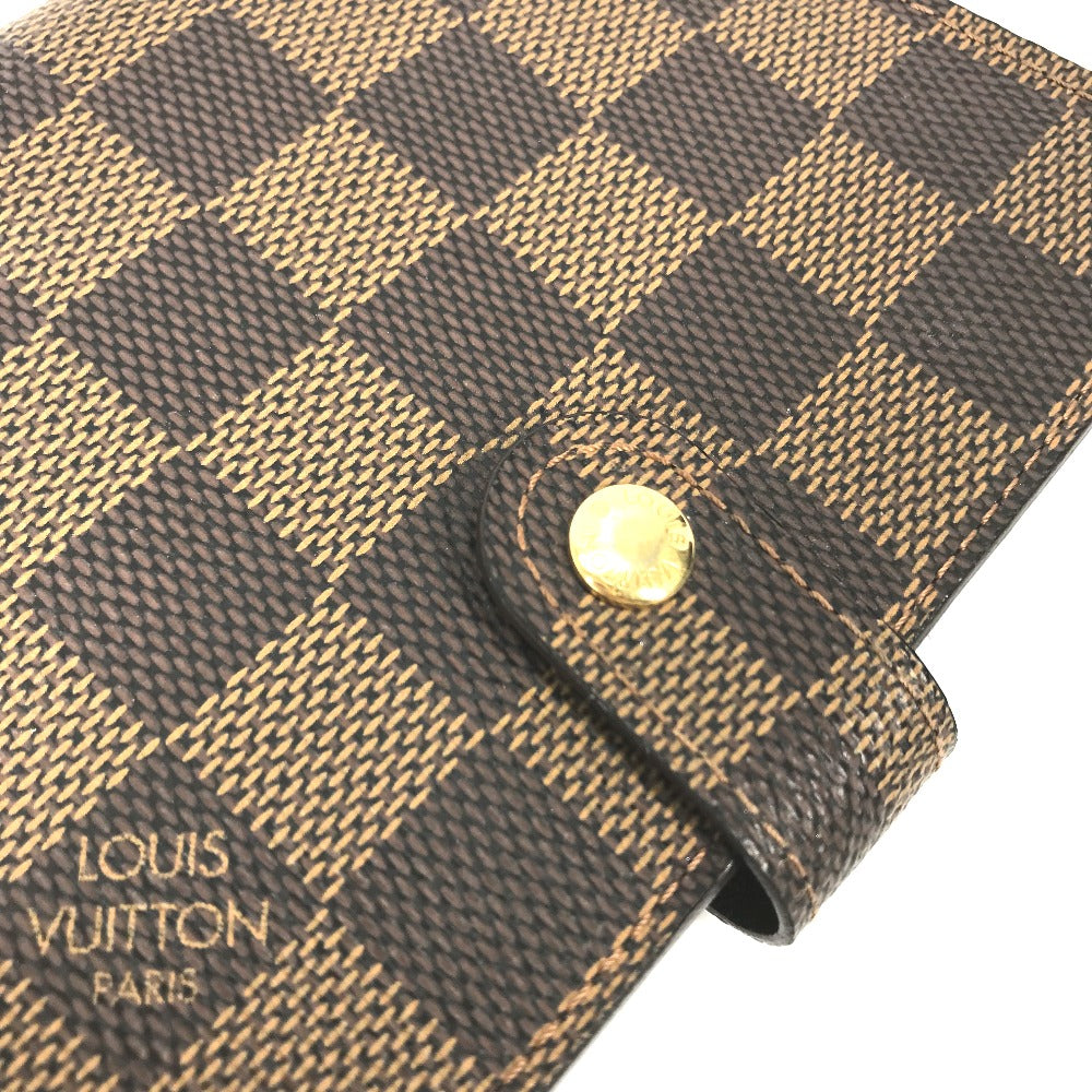 LOUIS VUITTON Notebook cover R20700 Damier canvas Brown Damier Agenda PM