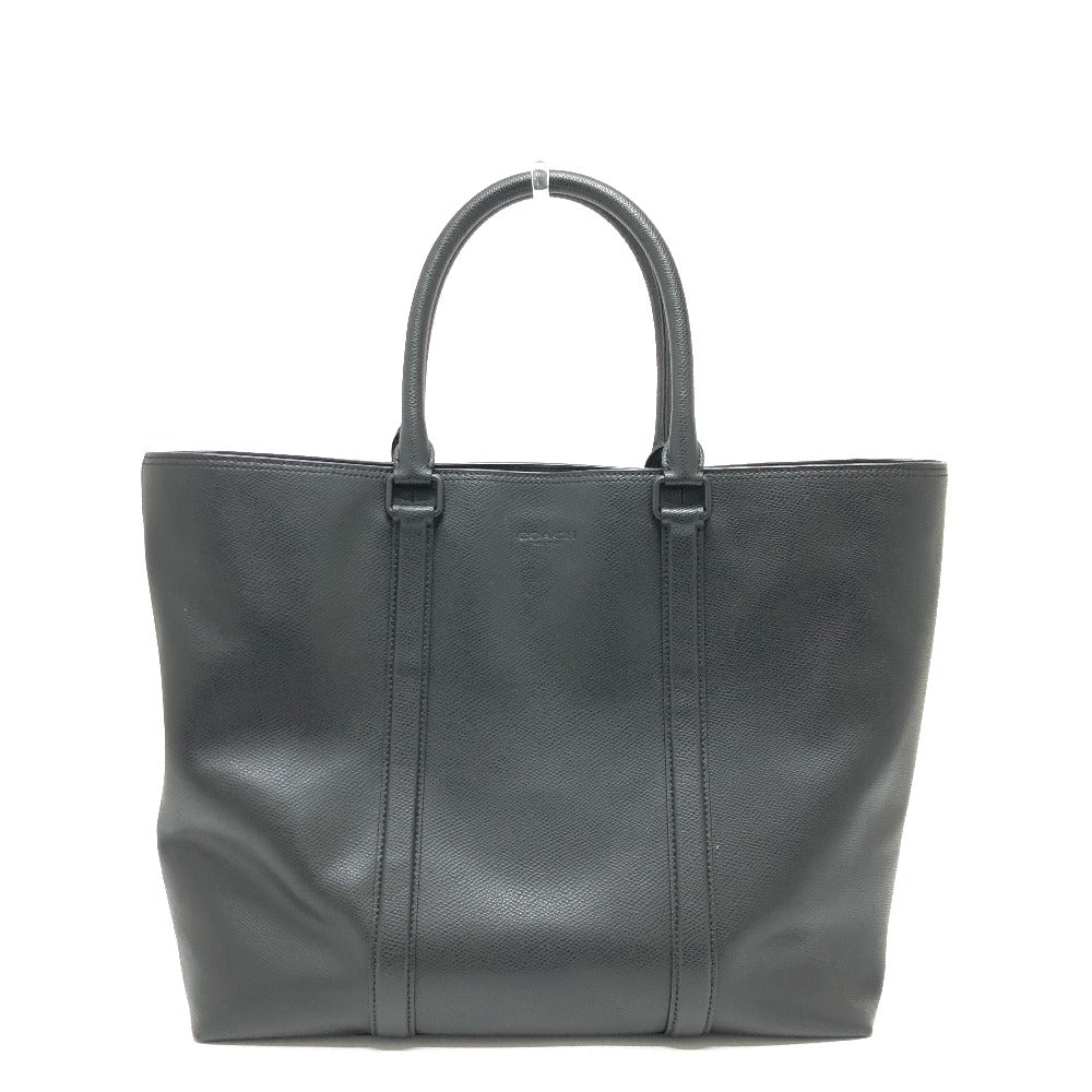COACH Tote Bag 72114G leather black Mercedes benz metropolitan mens Used Authentic