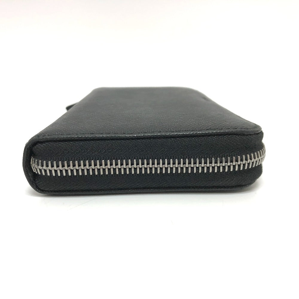 PRADA Long Wallet Purse 2ML317 Safiano leather black logo
