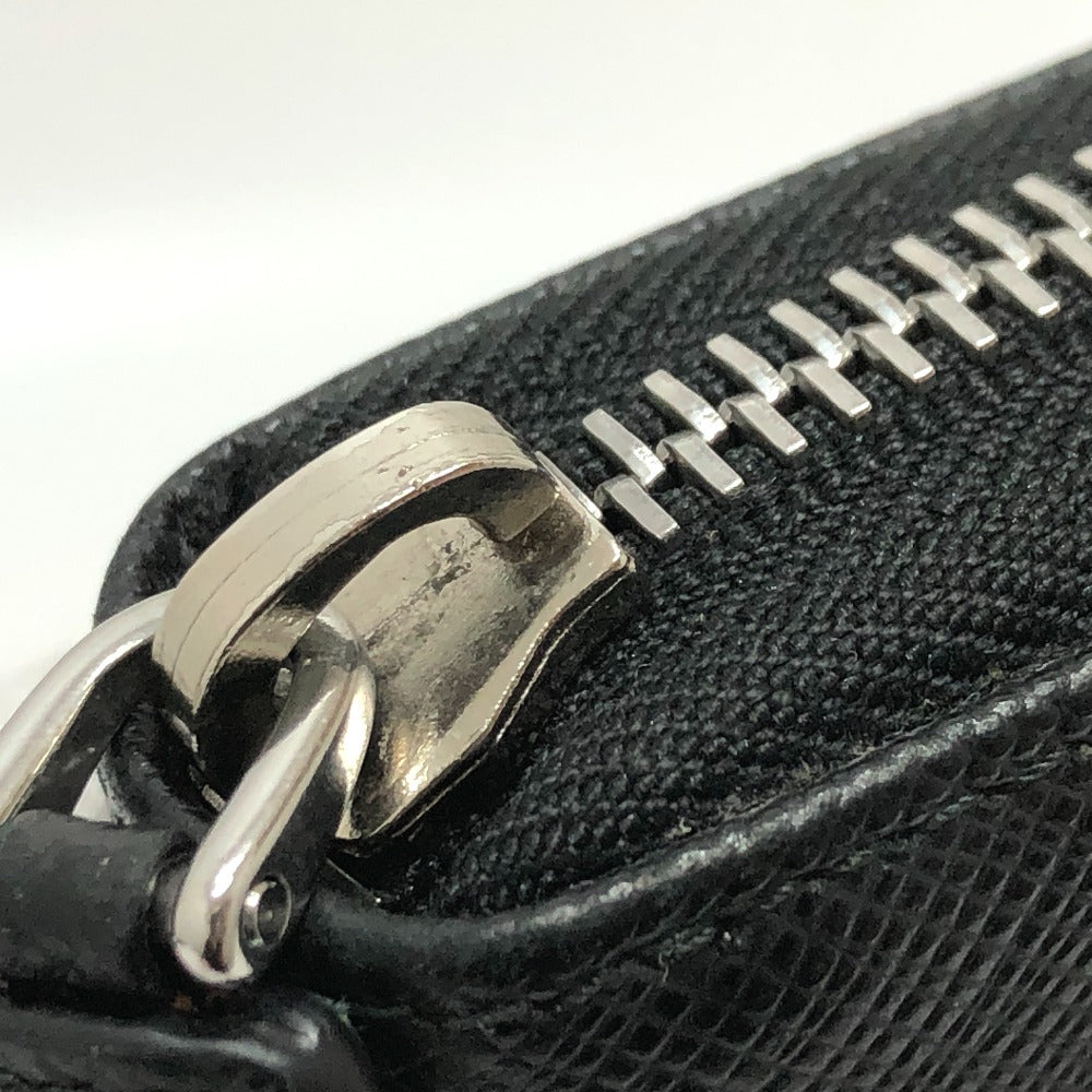 PRADA Long Wallet Purse 2ML317 Safiano leather black logo