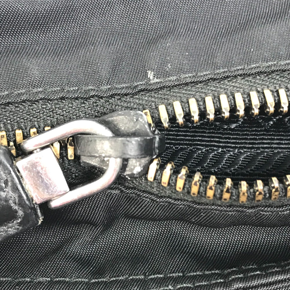 PRADA Shoulder Bag 2VH053 Nylon / leather black Triangle logo