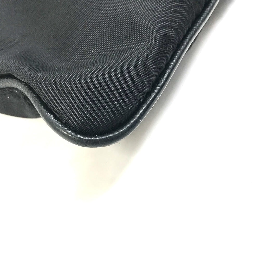 PRADA Shoulder Bag 2VH053 Nylon / leather black Triangle logo
