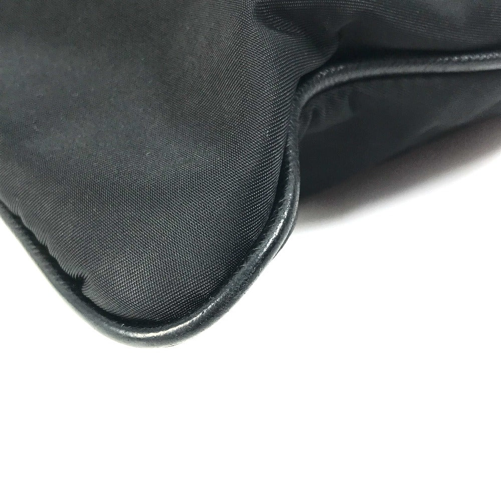 PRADA Shoulder Bag 2VH053 Nylon / leather black Triangle logo