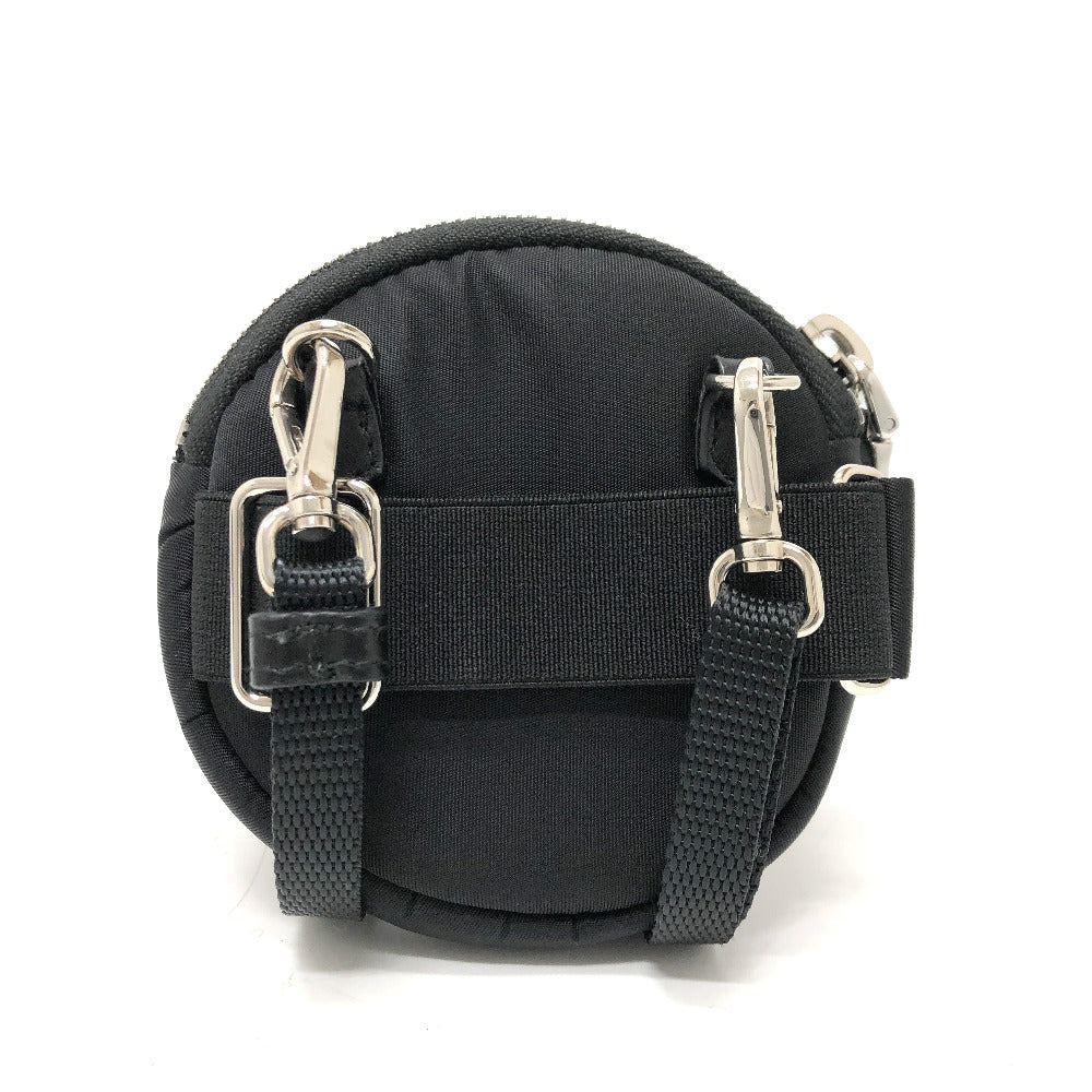 PRADA Shoulder Bag 1TT129 Nylon / leather black Triangle logo Neck pouch unisex(Unisex) Used Authentic