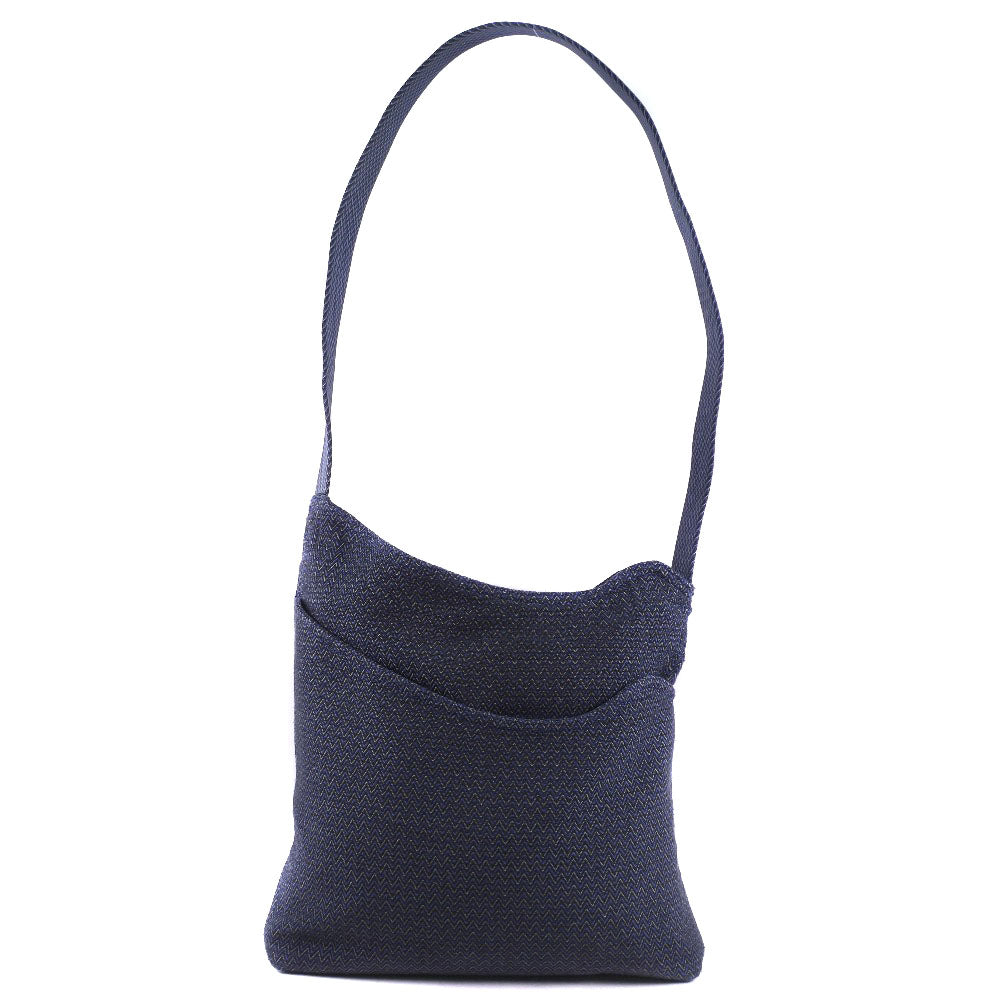 HERMES Shoulder Bag canvas Blue Sac Depansage unisex(Unisex) Used Authentic