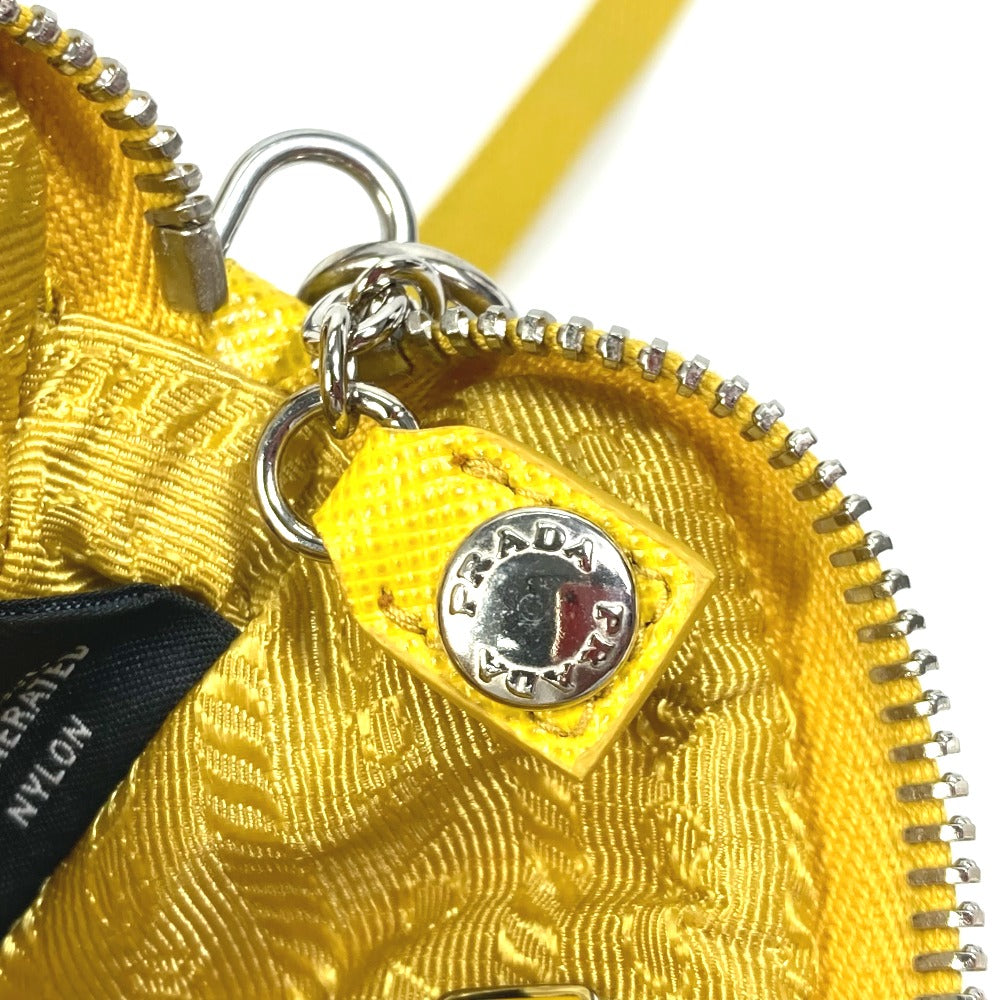 PRADA Pouch 2TT140 Nylon yellow triangular plate Re Nylon Triangle