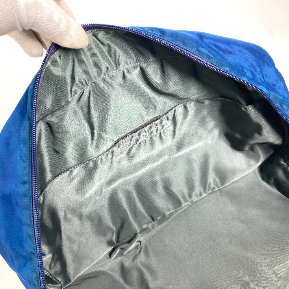 PRADA Boston Duffel bag V300 Nylon blue Sports logo