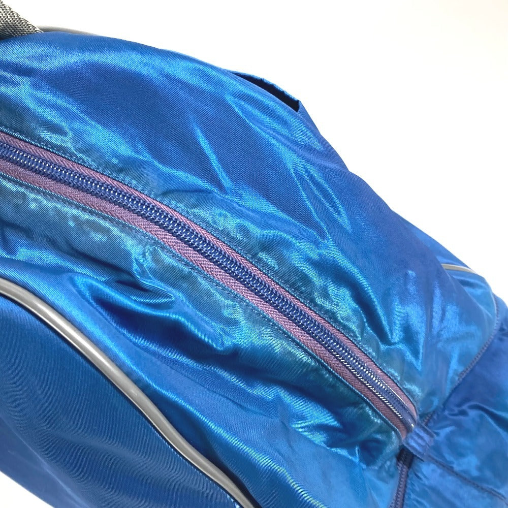 PRADA Boston Duffel bag V300 Nylon blue Sports logo