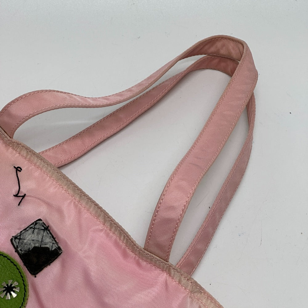 PRADA Tote Bag BR2897 Nylon pink robot