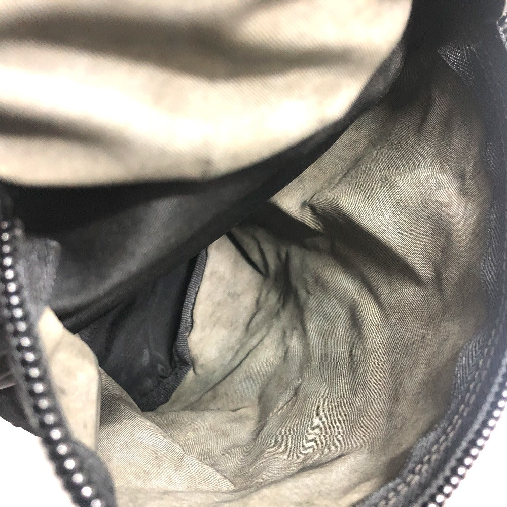 PRADA Backpack V130 Nylon black Double pocket