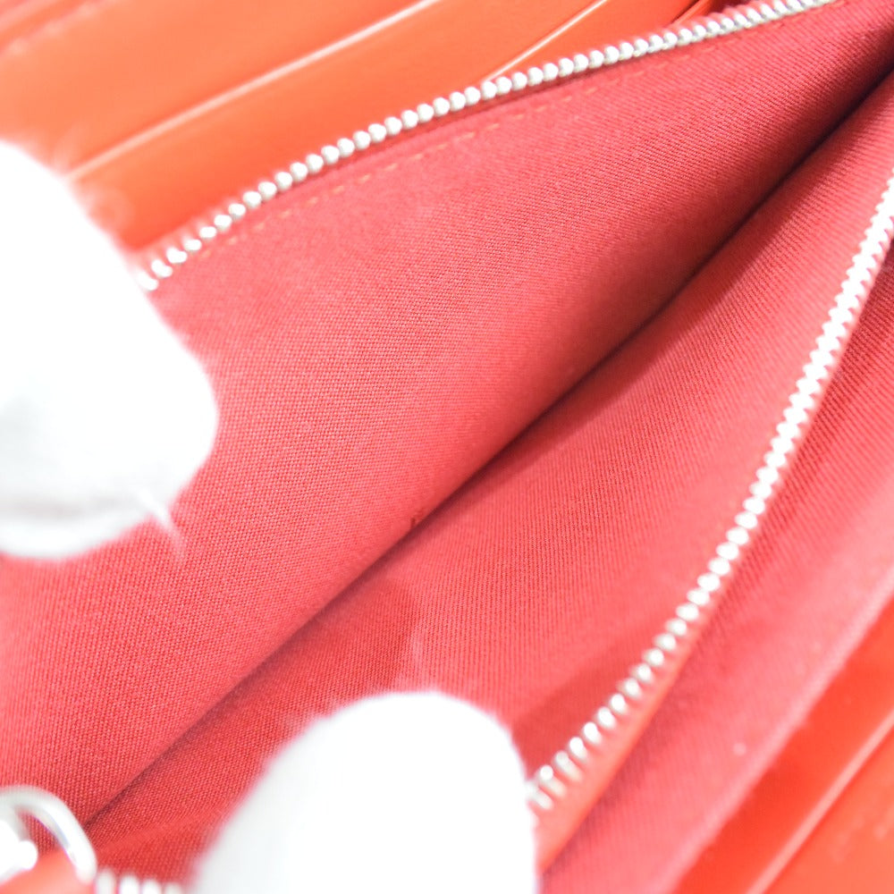 FENDI Long Wallet Purse Calfskin Red Dot com