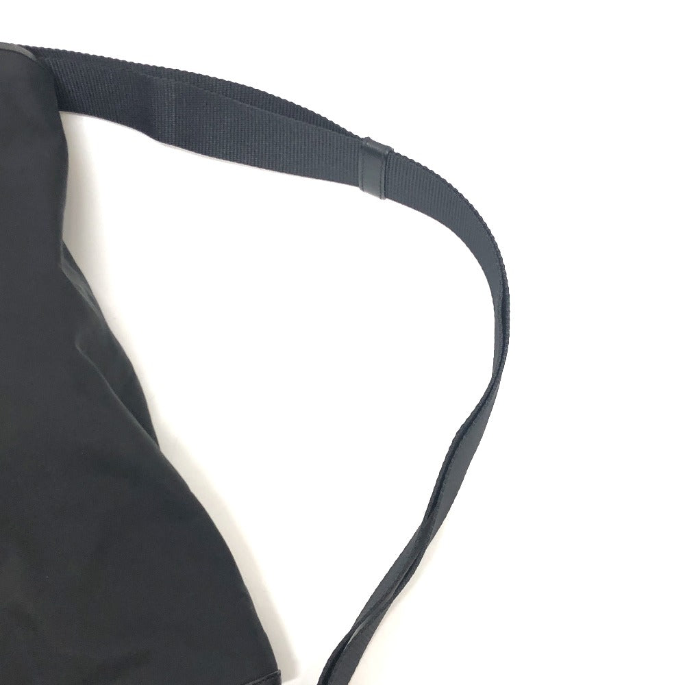 PRADA Shoulder Bag V166 Nylon / leather black