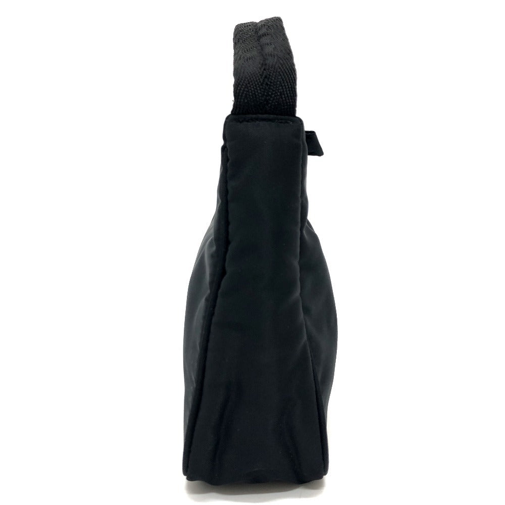 PRADA Handbag MV515 Nylon black Triangular plate