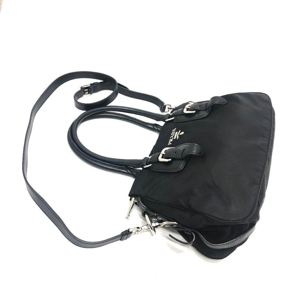PRADA Tote Bag 1BA021 Nylon black