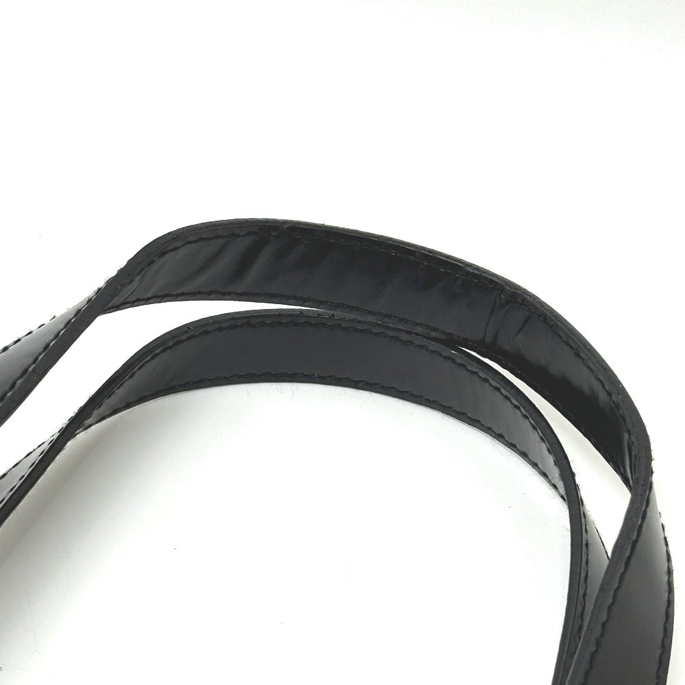 PRADA Tote Bag Nylon black Triangular plate