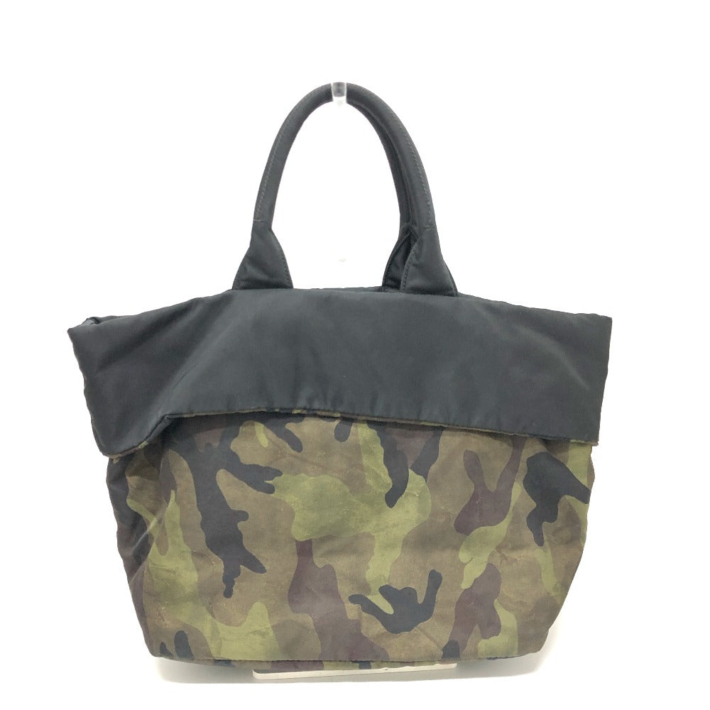 PRADA Handbag B1959V Nylon green camouflage