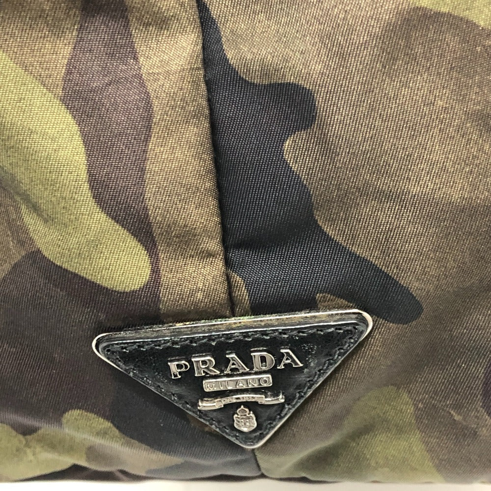 PRADA Handbag B1959V Nylon green camouflage