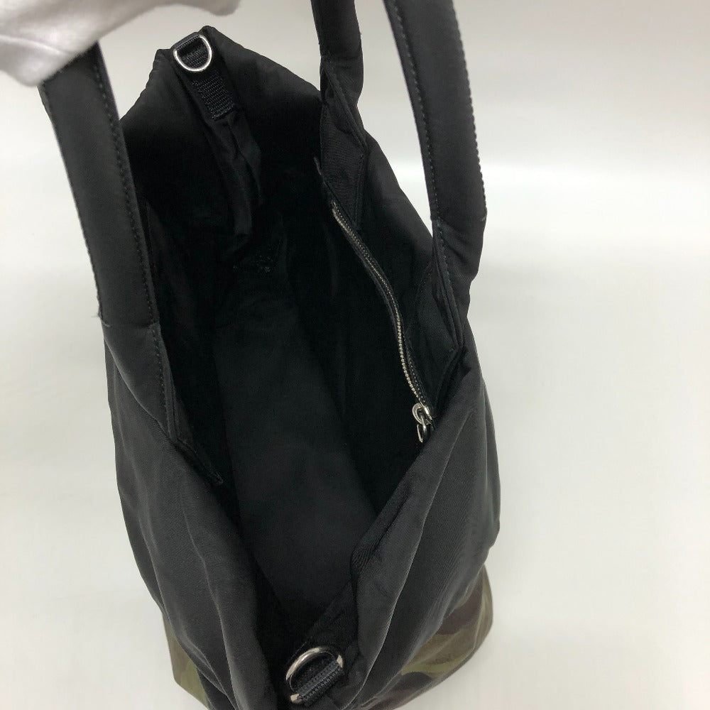 PRADA Handbag B1959V Nylon green camouflage