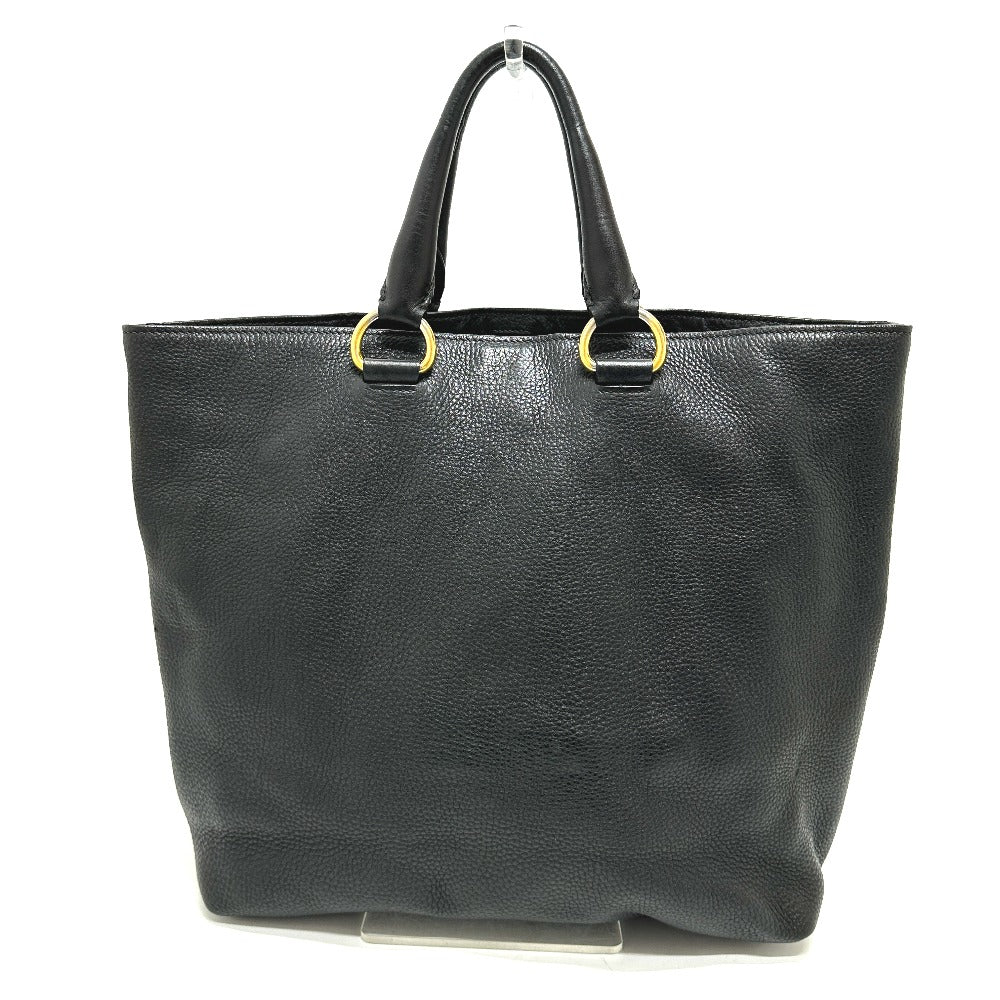 PRADA Tote Bag BN2522 leather black logo