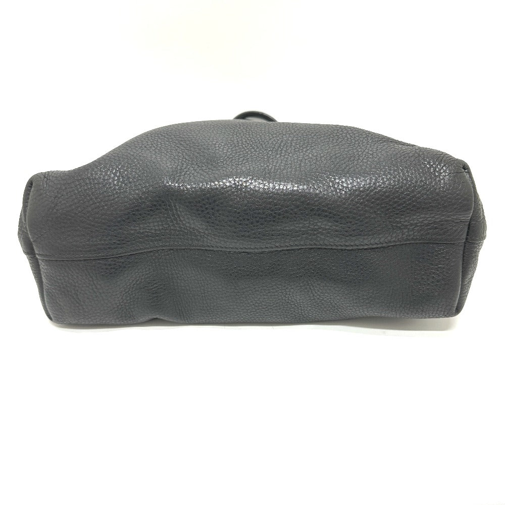 PRADA Tote Bag BN2522 leather black logo