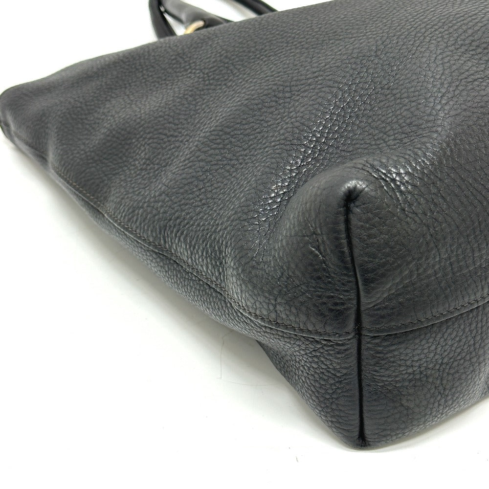 PRADA Tote Bag BN2522 leather black logo